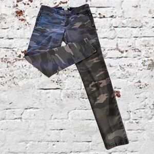 Democracy Ab Solution Black Grey Camo Shaping Skinny Jeans Size 12, 29” Inseam